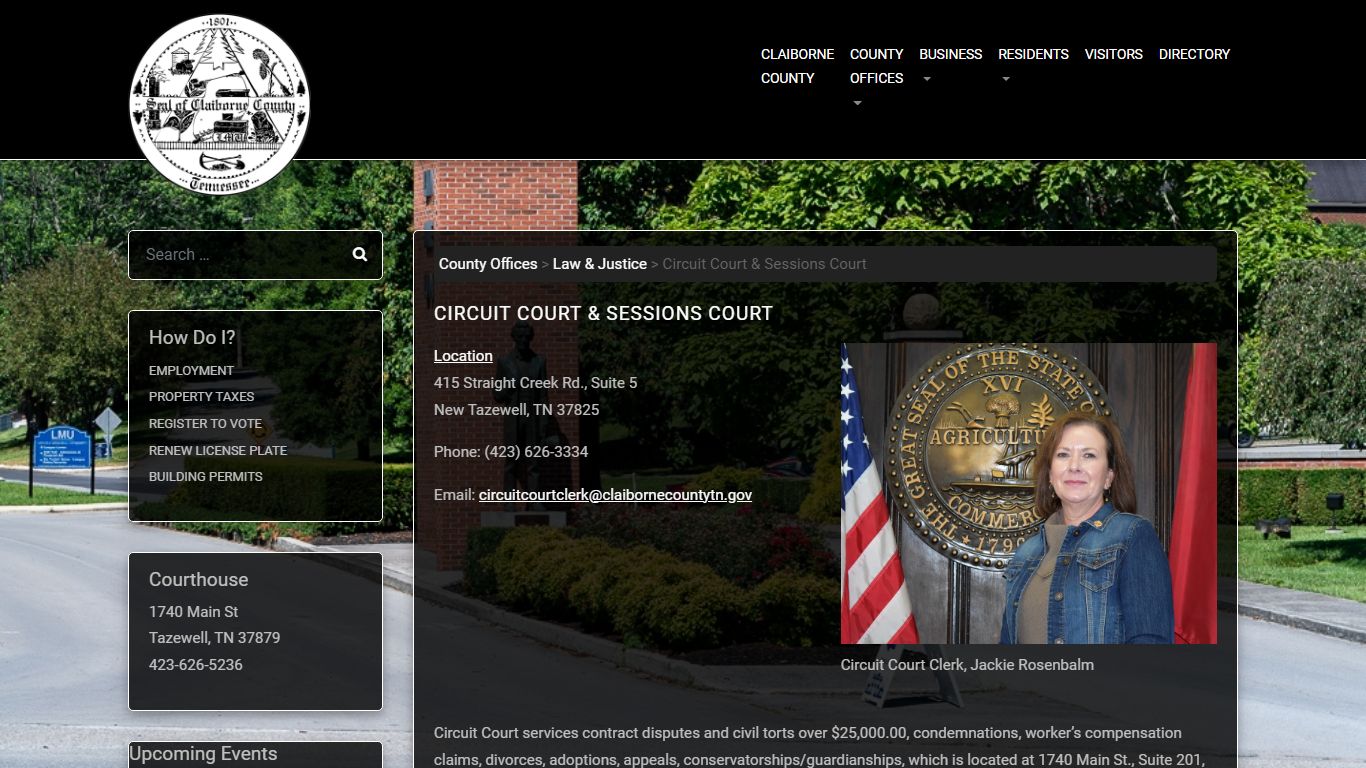 Circuit Court & Sessions Court – Claiborne County